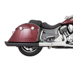 4" Black B.A.M. Sticks Exhaust Pipes | Indian Touring Hard Bags