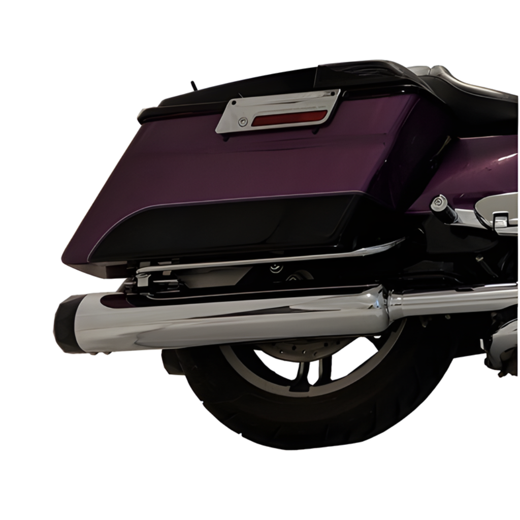 TAB Performance 4.5" B.A.M. Stick Slip-On Mufflers | Chrome Finish for 1995–2016 Harley Touring & 2009-Newer Trikes