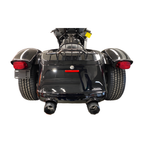 TAB Performance 4.5" B.A.M. Stick Slip-On Mufflers | Black Finish for 1995-2016 Harley-Davidson Touring & 2009-Newer Trikes