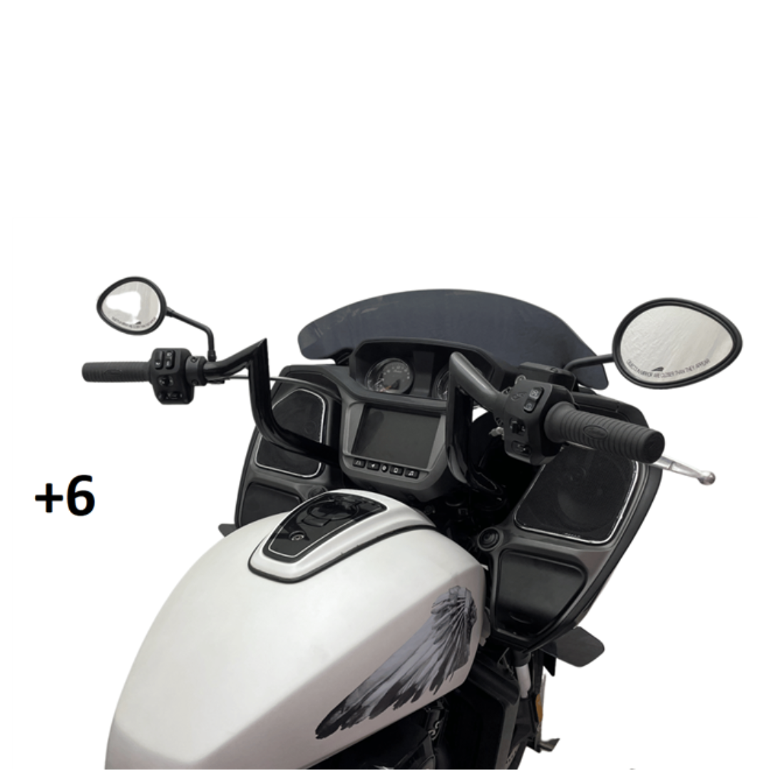 Indian Folsom Prison Series Handlebars | Black