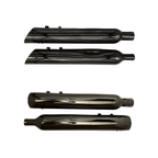 TAB Performance 4.5″ B.A.M. Stick Slip-On Mufflers – Torched Chrome Body for 2017-Up Harley-Davidson Touring