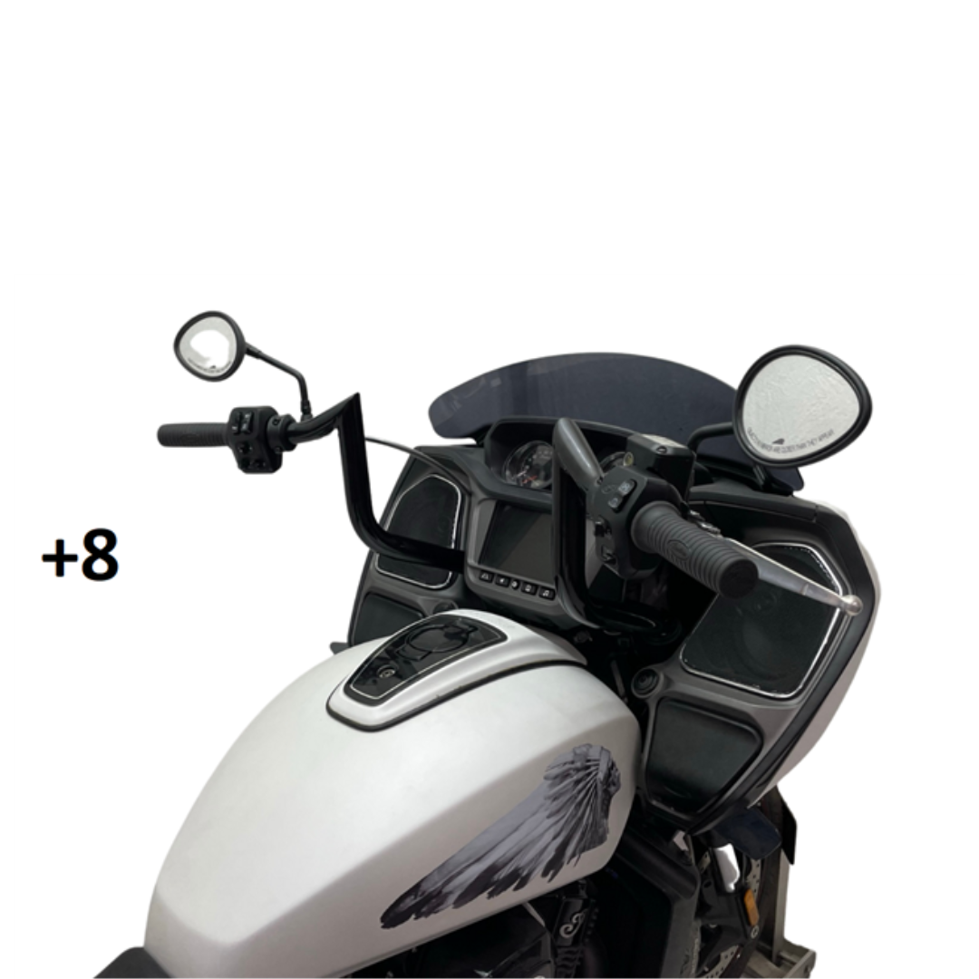 Indian Folsom Prison Series Handlebars | Black