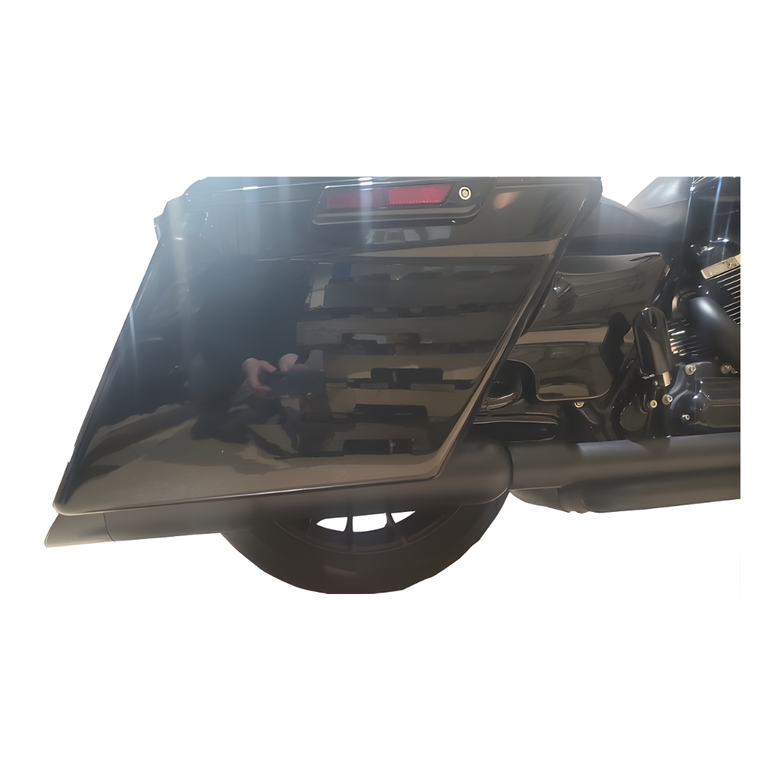 TAB Performance 5.0" 50 Cal Slip-On Mufflers | Black Finish for 2017–Up Harley-Davidson Touring Models