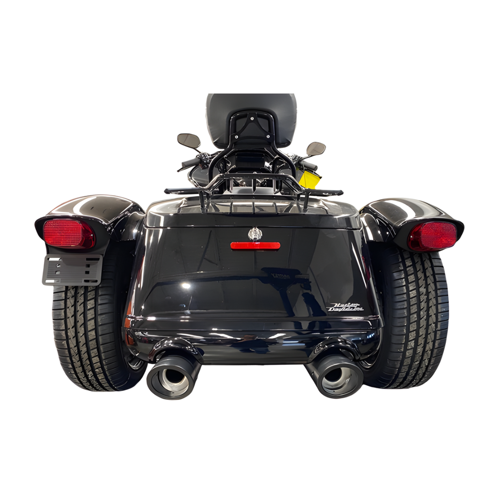 TAB Performance 4.5" B.A.M. Stick Slip-On Mufflers | Black Finish for 1995-2016 Harley-Davidson Touring & 2009-Newer Trikes