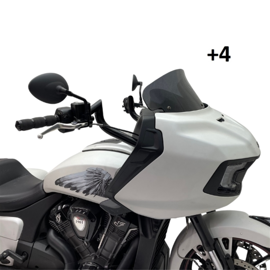 Indian Folsom Prison Series Handlebars | Black