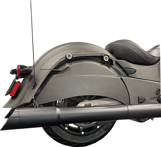 4.5" Black B.A.M. Sticks Slip-On Exhaust Pipes | 2014–Up Indian Bagger and Indian Touring Models