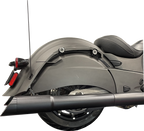 4.5" Black B.A.M. Sticks Slip-On Exhaust Pipes | 2014–Up Indian Bagger and Indian Touring Models